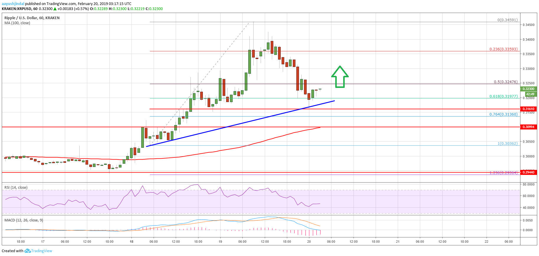 Ripple Price Analysis XRP Chart