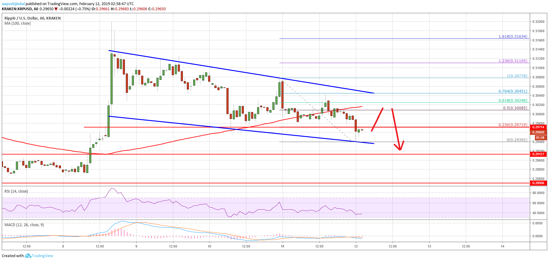 Ripple Price Analysis XRP Chart