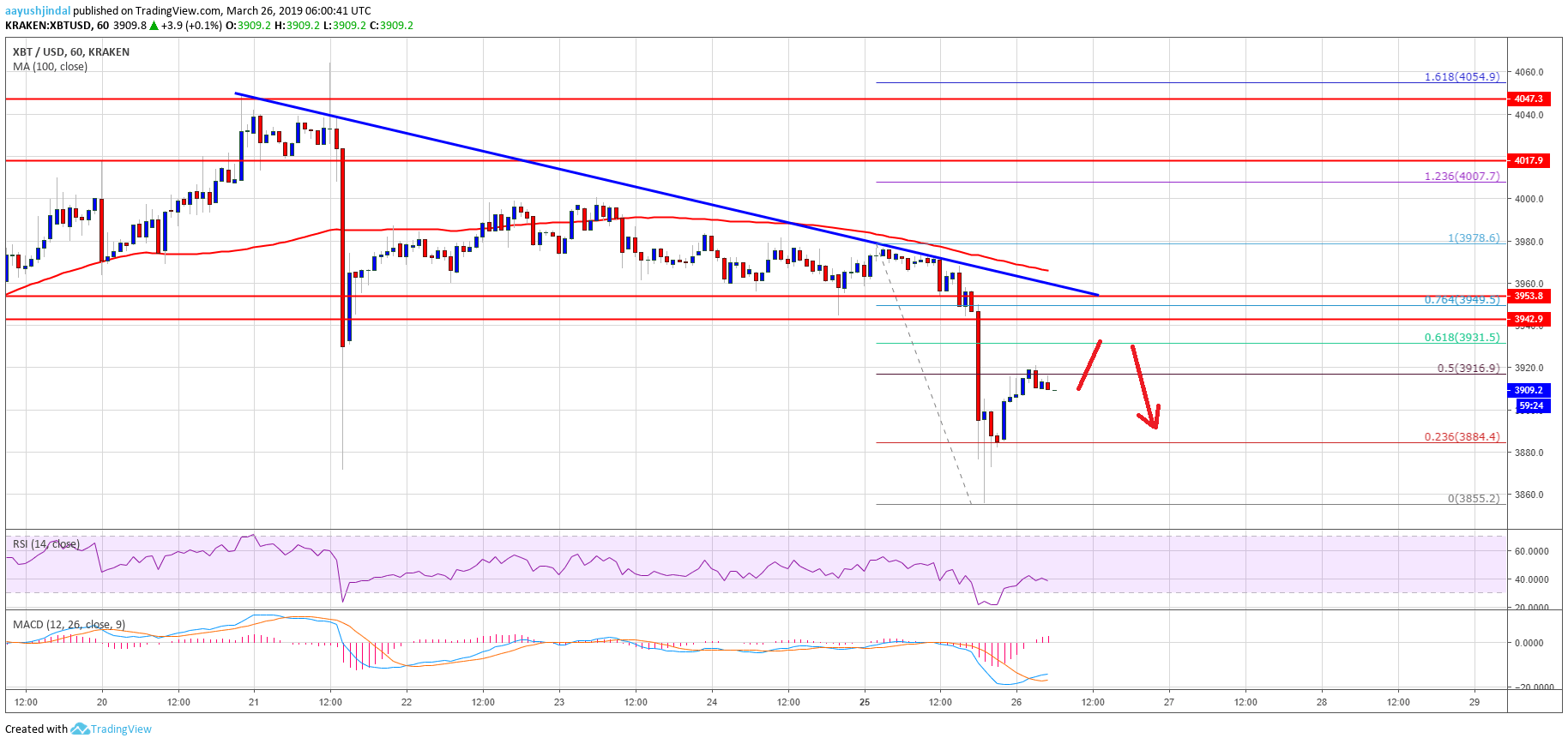 Bitcoin Price Analysis BTC Chart