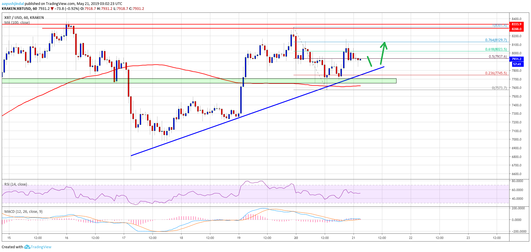 Bitcoin Price Analysis BTC Chart