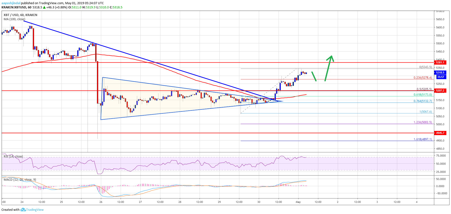 Bitcoin Price Analysis BTC Chart