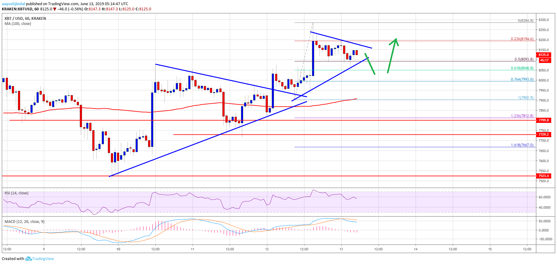 Bitcoin Price Analysis BTC Chart