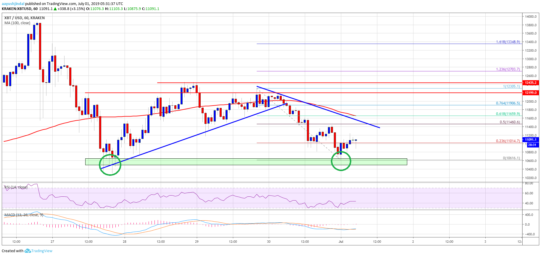 Bitcoin Price Analysis BTC Chart