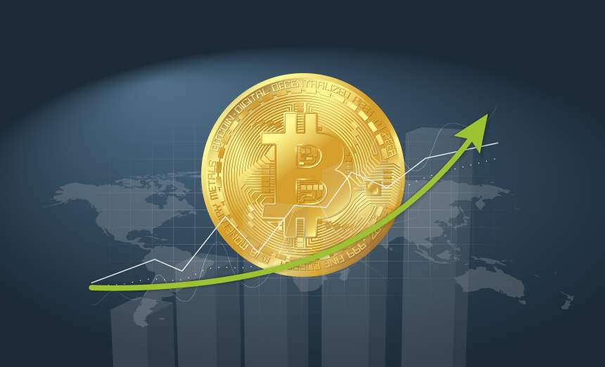 bitcoin price logarithmic growth curve