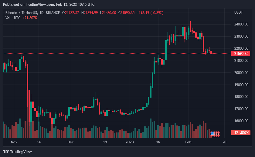 Bitcoin Price On February 13