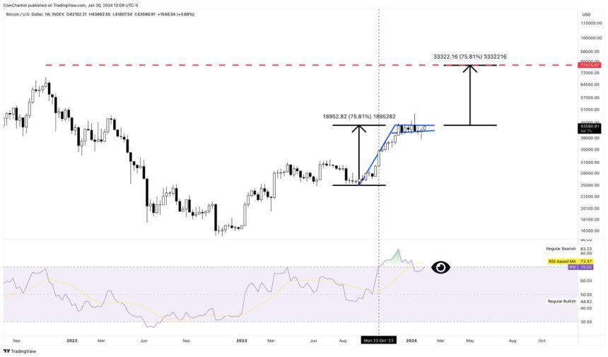 Bitcoin bull flag rsi