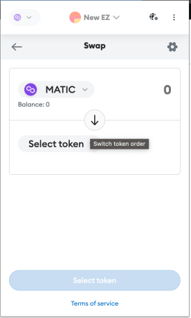 Metamask Swap