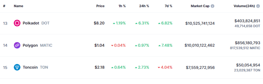 Polygon Market Cap