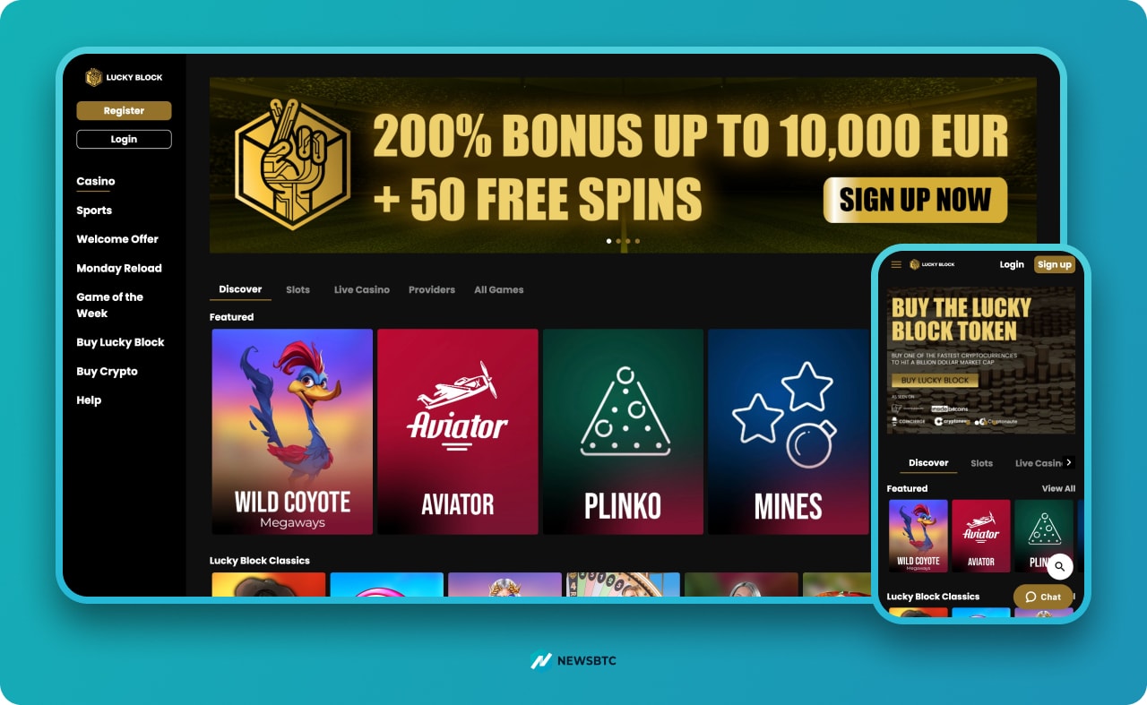 Luckyblock bitcoin casino i Sverige