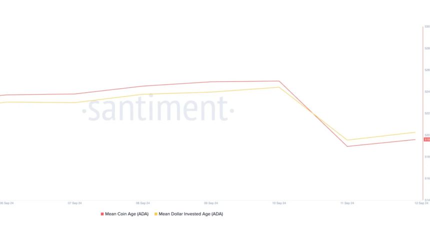 Disminuye la edad media de las monedas de ADA y la edad media del dólar invertido.