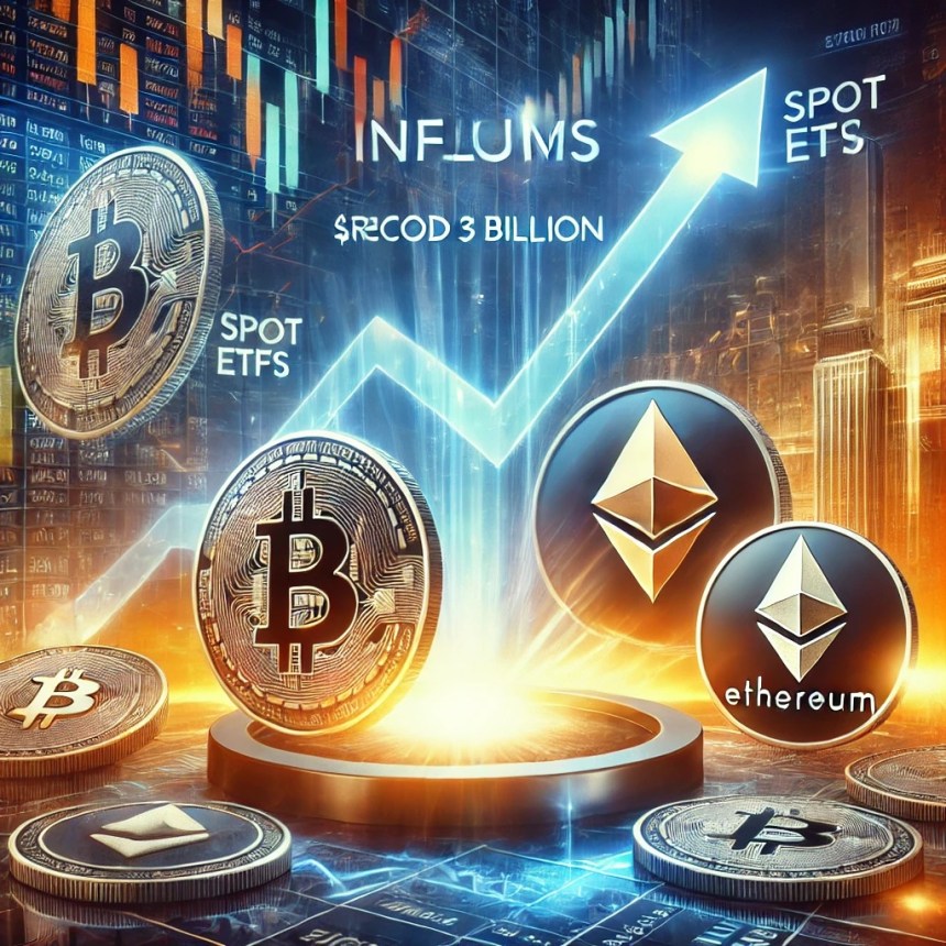 From Bitcoin to Altcoins: Crypto Inflows Hit Record $3.1 Billion, Led by Spot ETFs